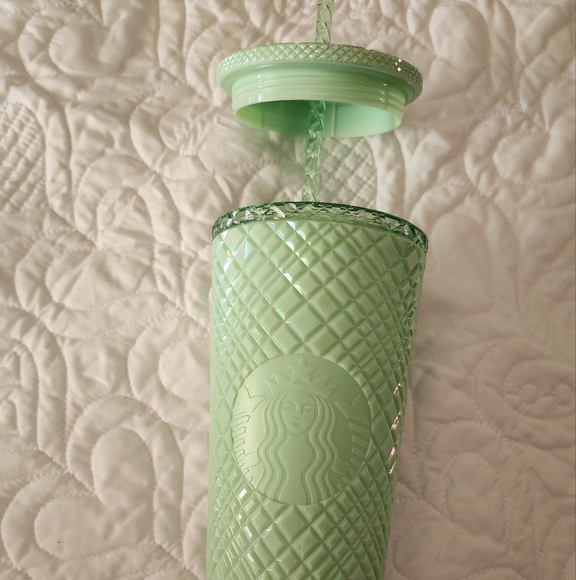 Starbucks Mint Green Iridiscent Tumbler Cup - Picture 3 of 4